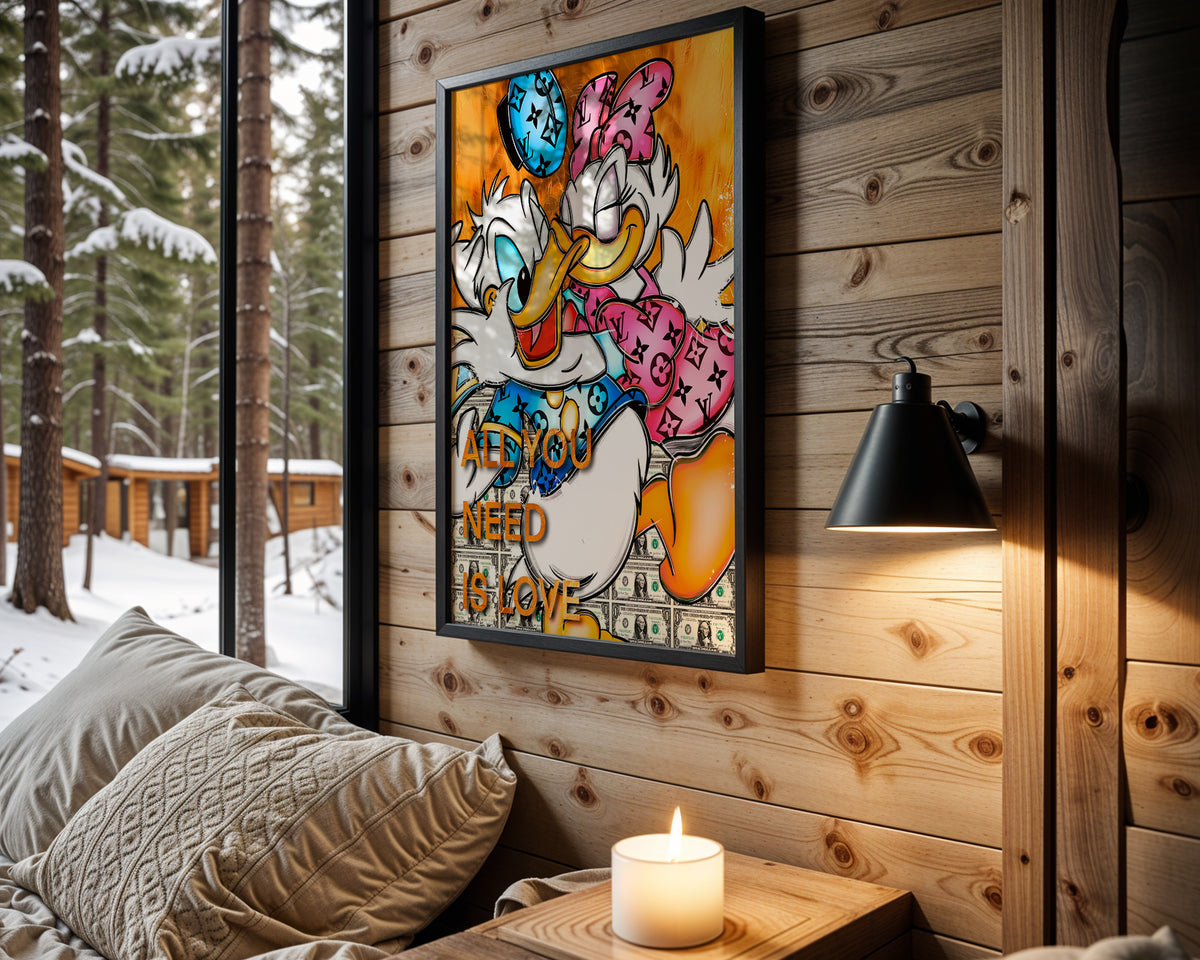 Donald & Daisy Love wall art – main view