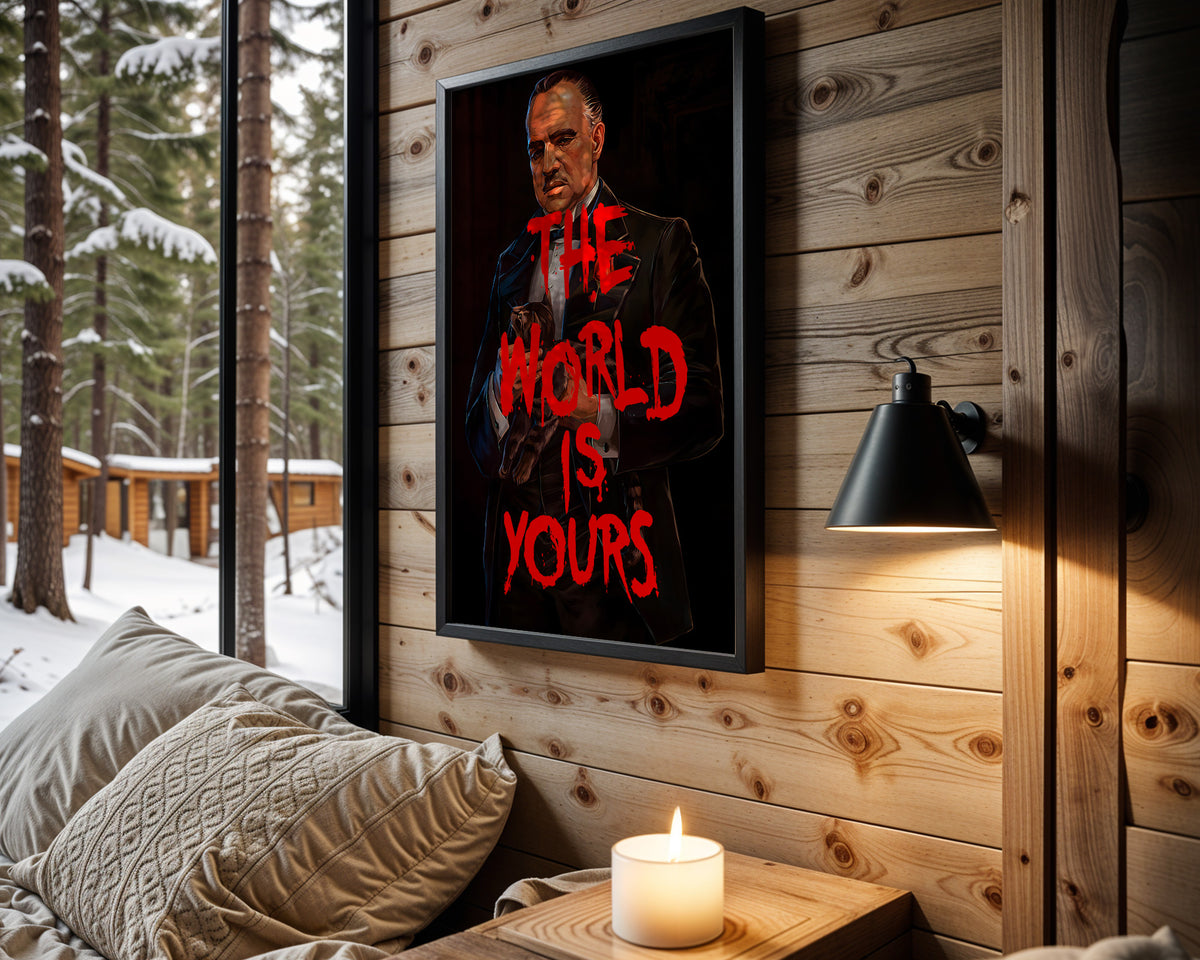 Godfather World Is Yours wall art – main view