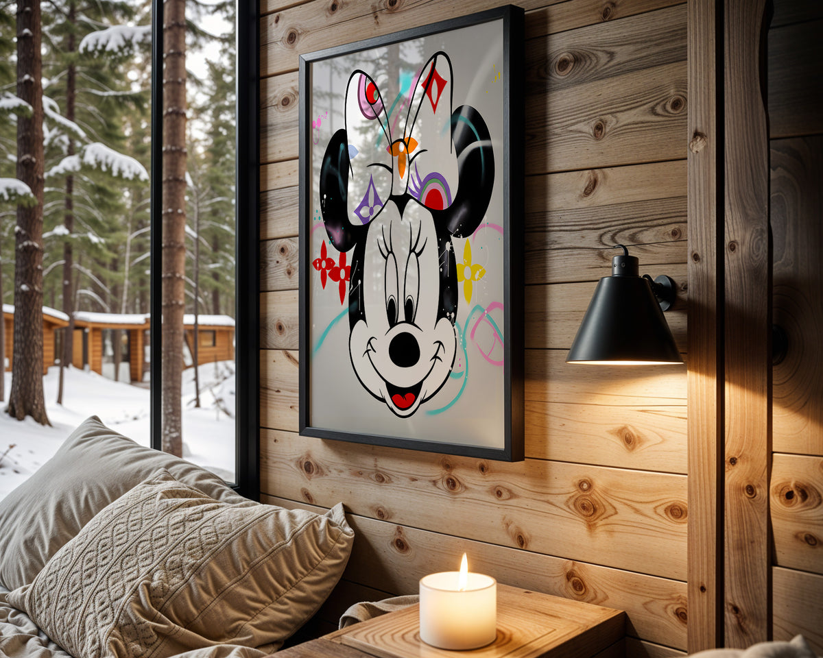 Minnie Luxe Bow wall art – main view