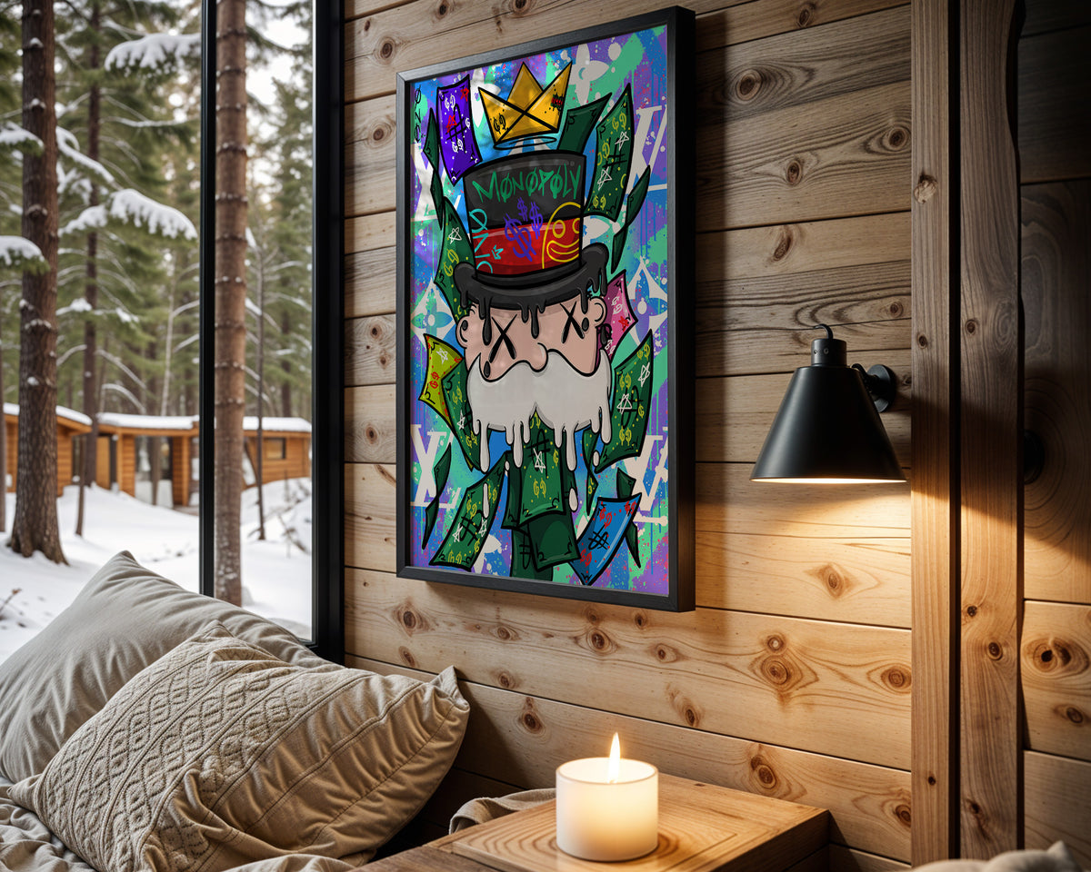 Monopoly Money Crown wall art – main view