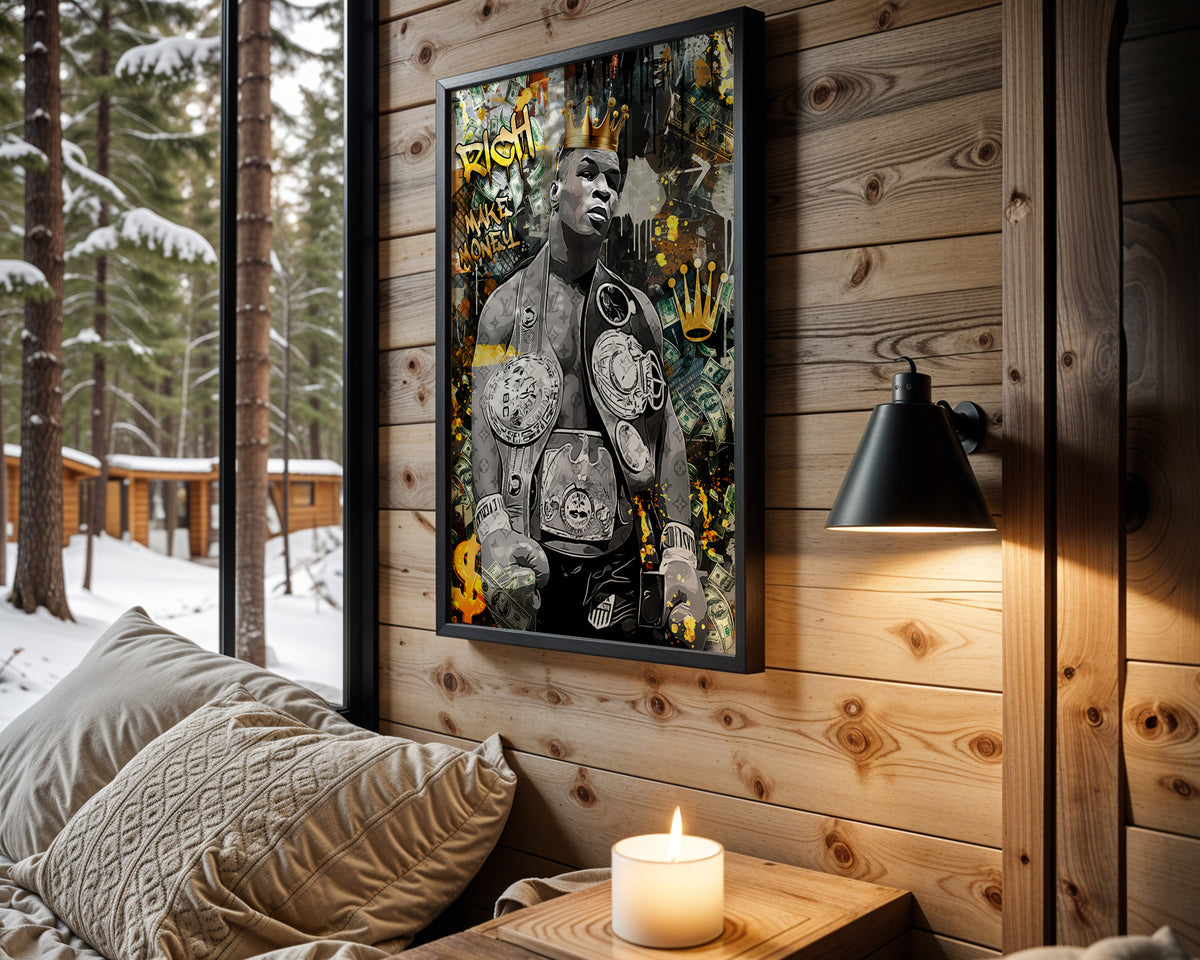 Mike Tyson Crowned Champion wall art – main view