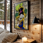 Scrooge Gold Bag Green wall art – main view