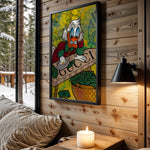 Scrooge Designer Cash wall art – main view