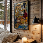 Scrooge Hustle Never Stops wall art – main view