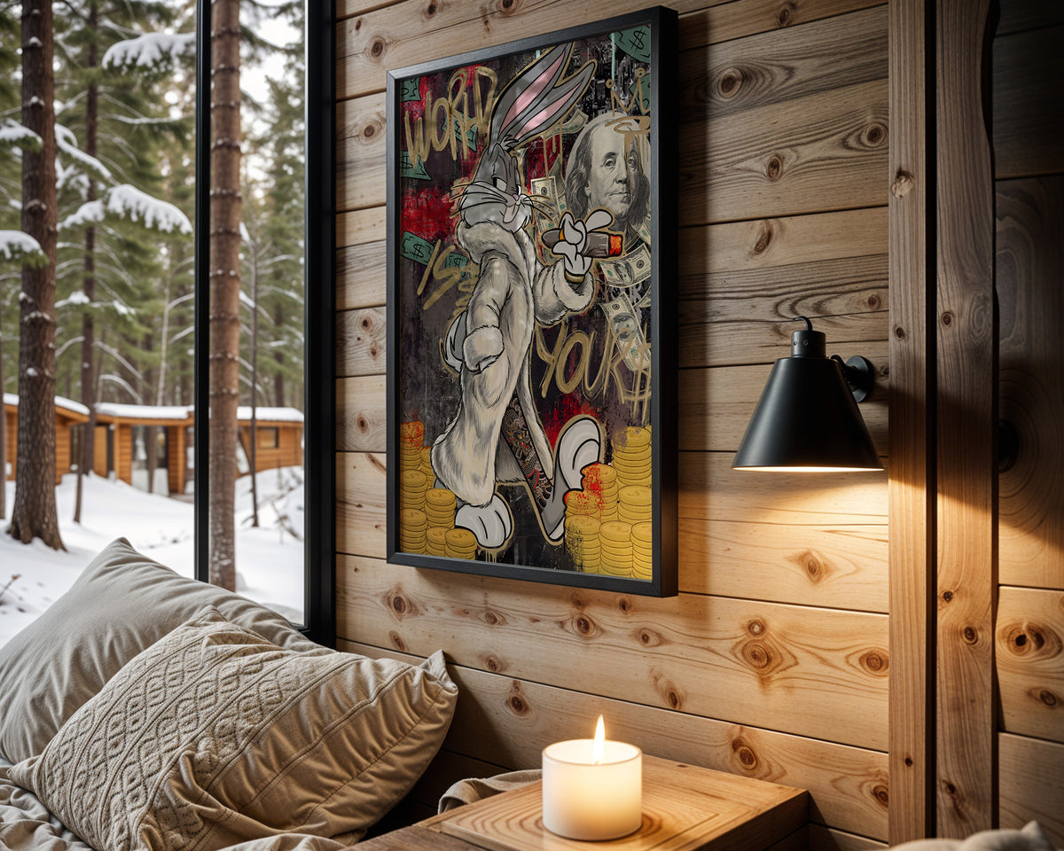 Bugs Franklin Fortune wall art – main view