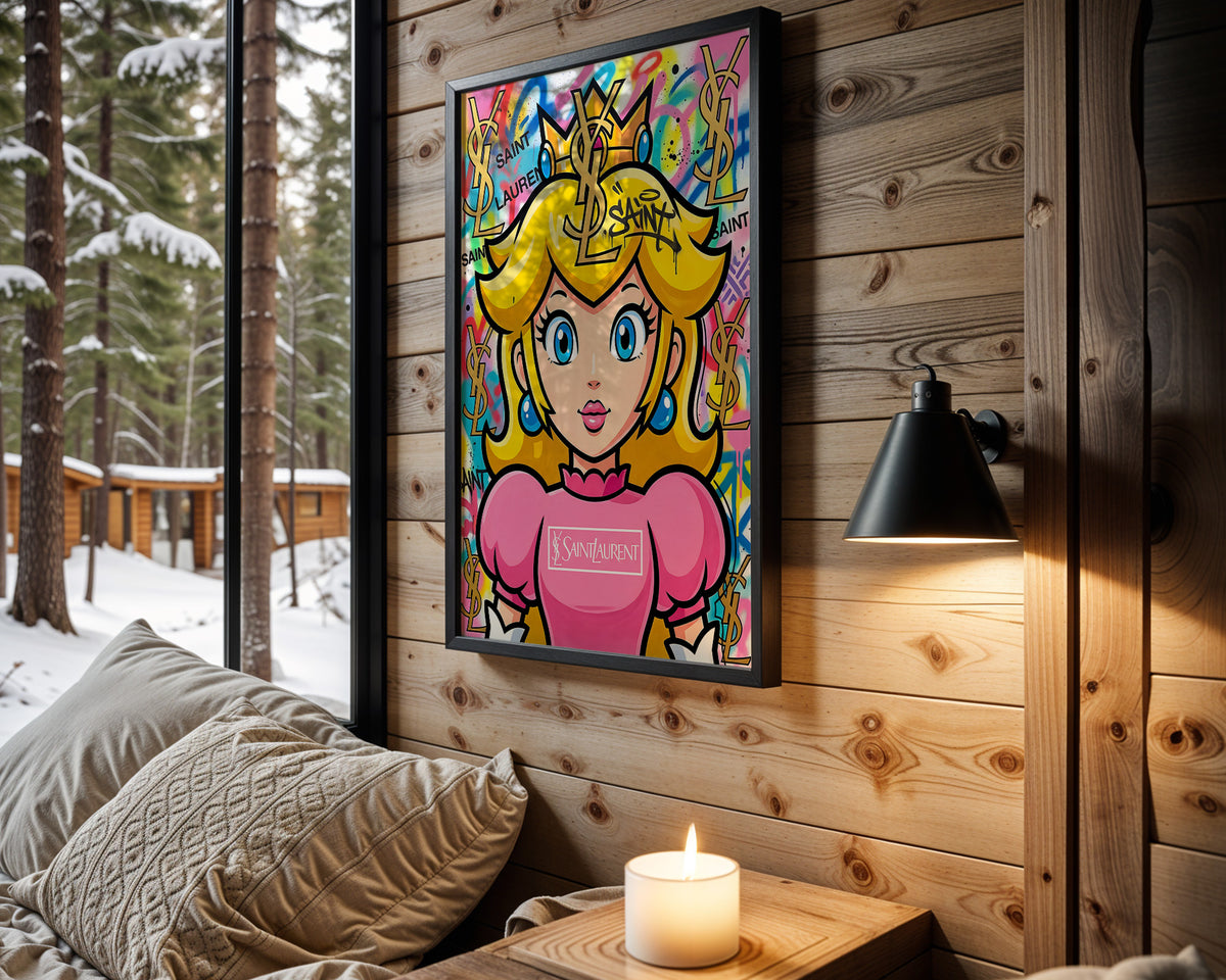 Princess Peach Luxury wall art – main view