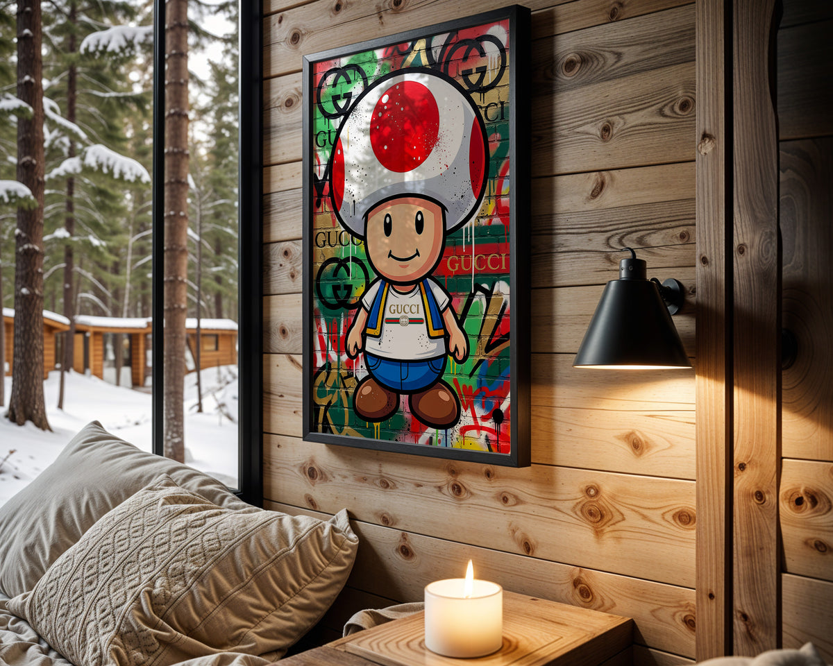 Toad Designer Money wall art – main view