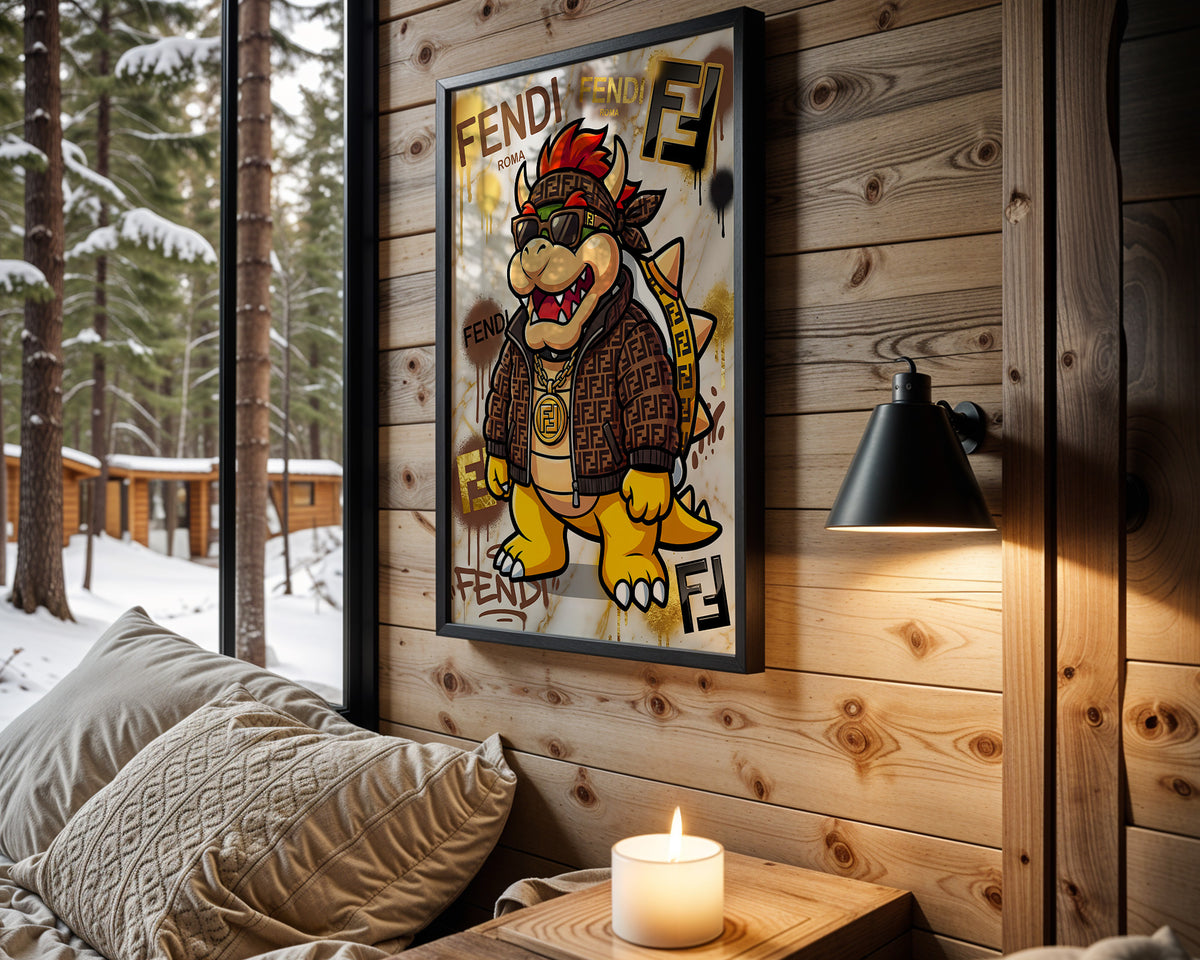 Bowser Designer King wall art – main view