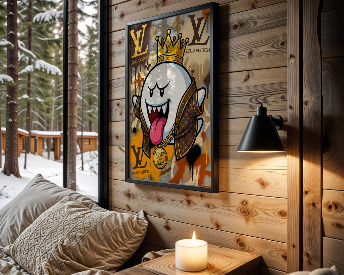 Boo Luxury Crown wall art – main view