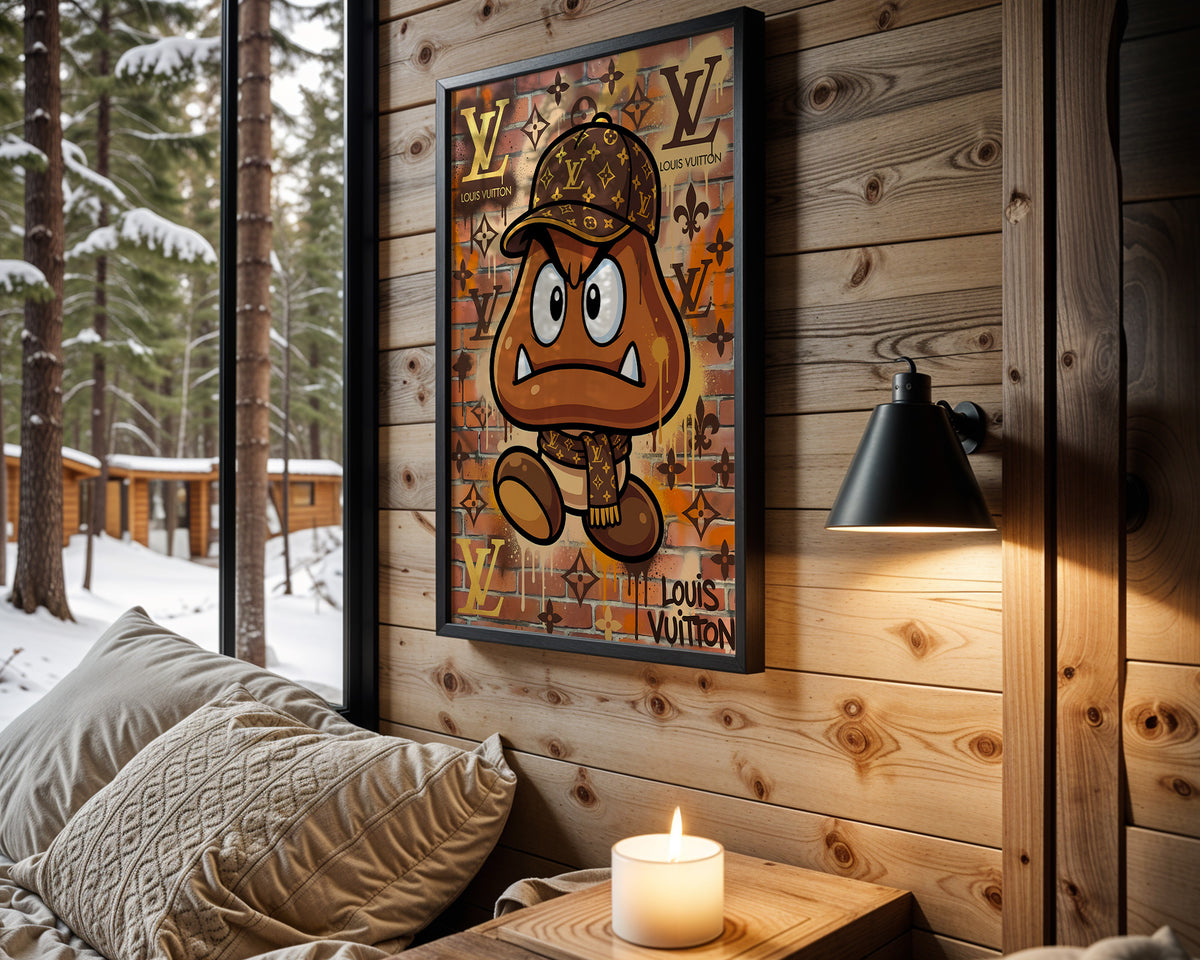 Goomba Luxury Money wall art – main view