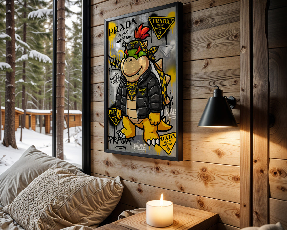 Bowser Prada Street wall art – main view