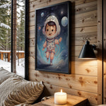 Cosmic Kids kids nursery wall art – main room view