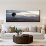 Dune Probe Panoramic Wall Art shown in a living room