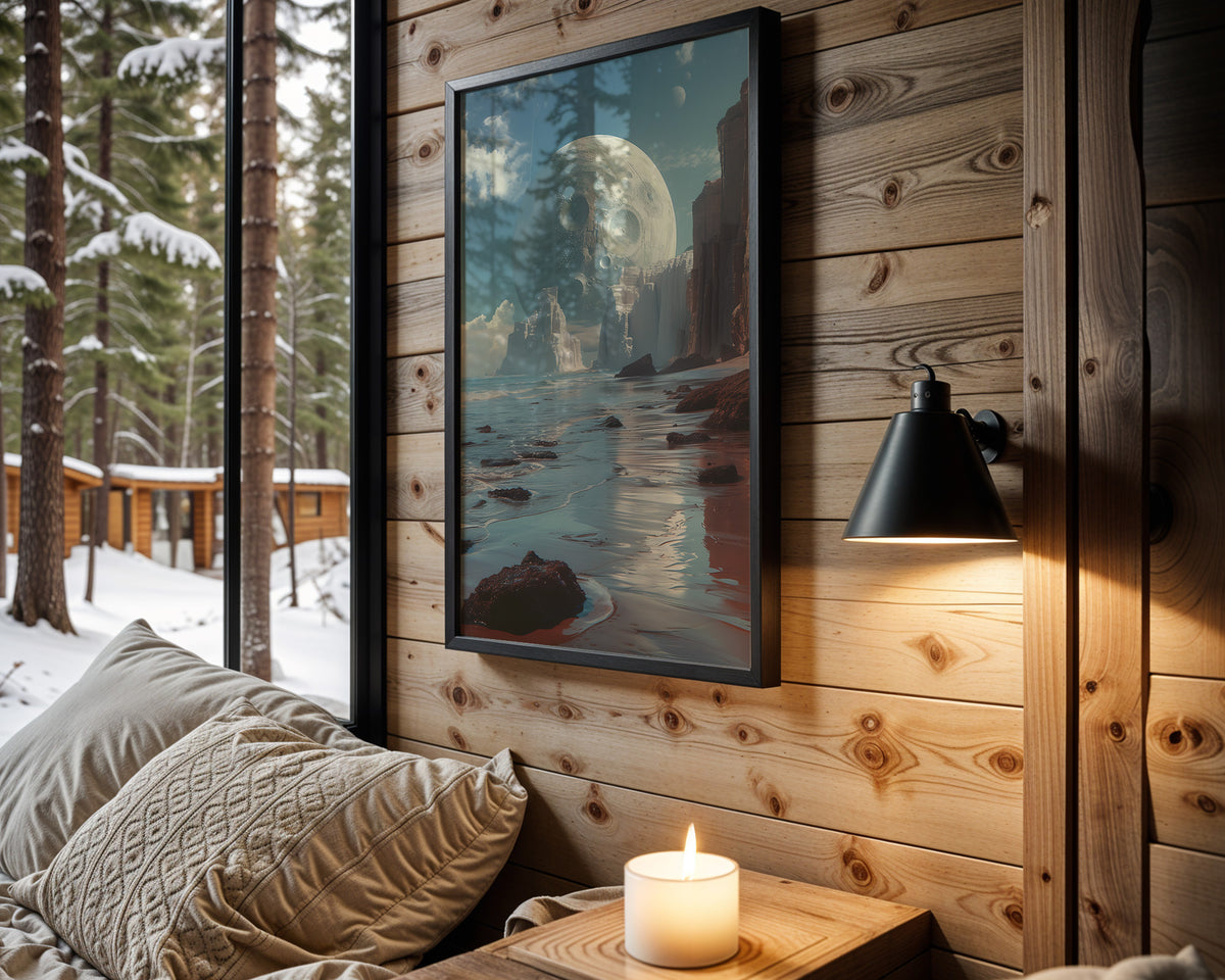 Echoes of Space space wall art – cabin room view