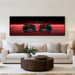 Grandstand Panoramic Formula 1 Wall Art shown in a living room