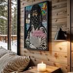 Luxury Undercover wall art in cabin interior