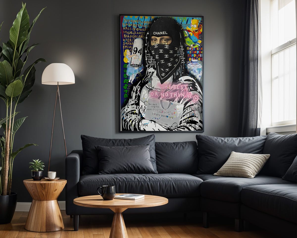 Luxury Undercover wall art in modern living room
