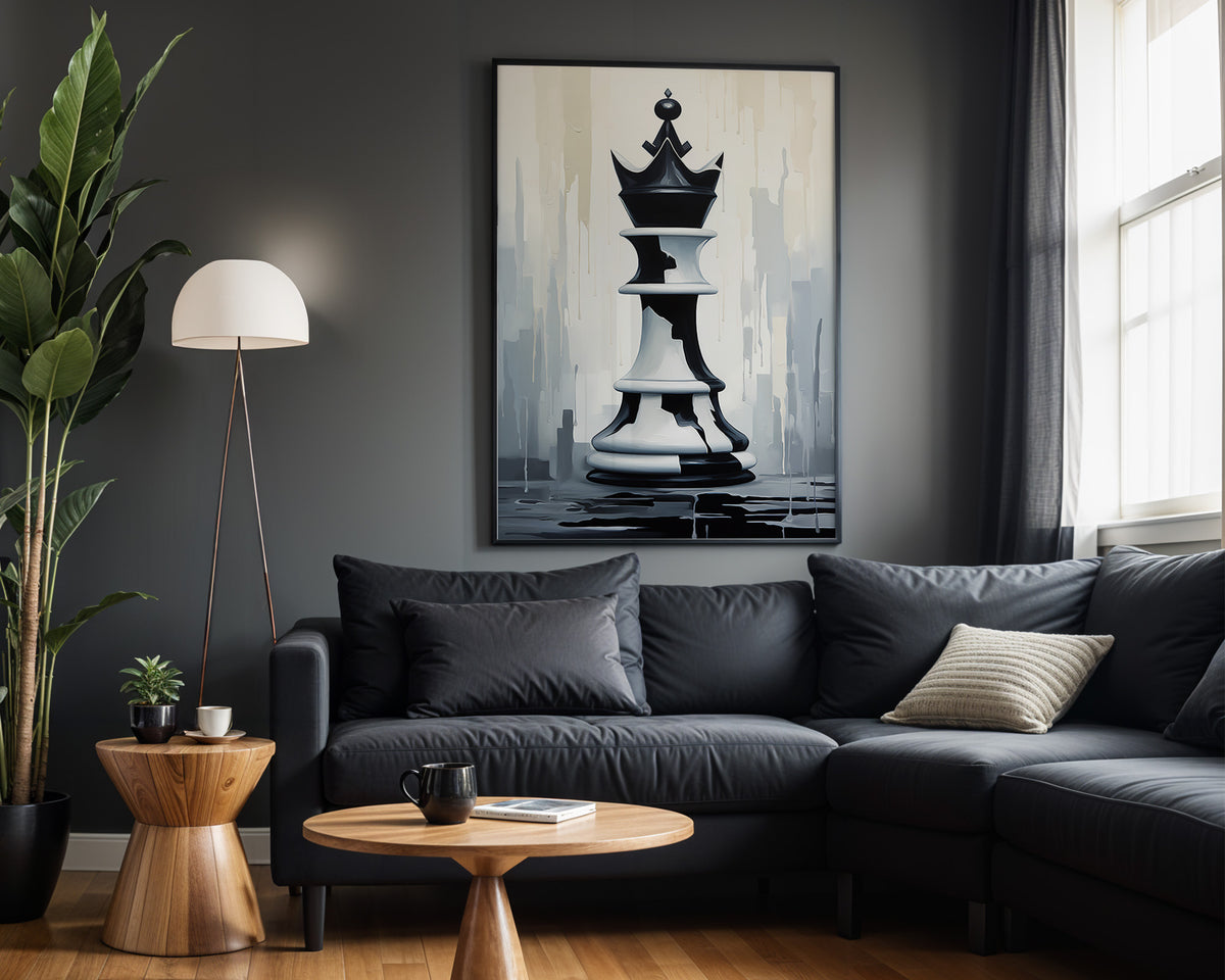 Make Your Move motivational wall art – alternate room view