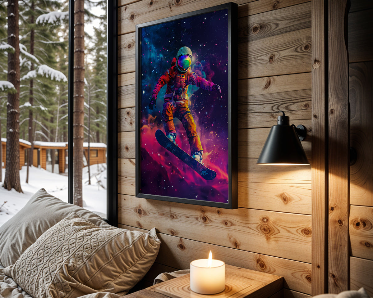 Quantum Motion space wall art – cabin room view