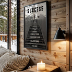 Stairway to Success motivational wall art – main room view