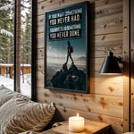 Start Something New motivational wall art – main room view