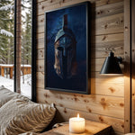 Strategy and Strength motivational wall art – main room view
