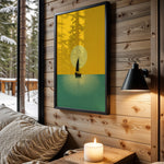 Golden Moon Sail wall art – main view