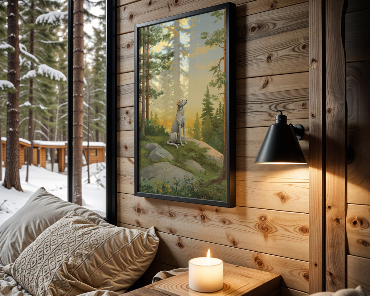 Woodland Companion wall art – main view
