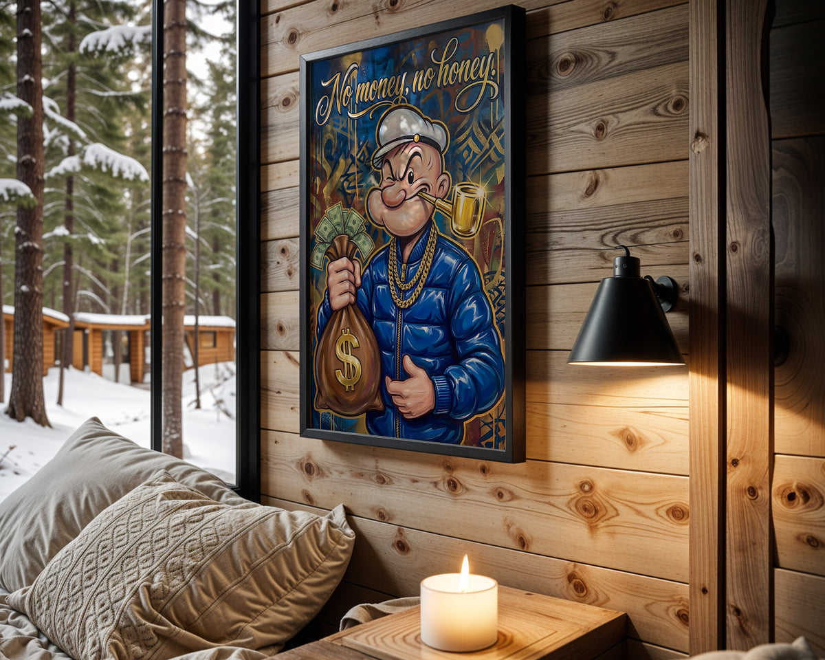 Popeye Money & Honey wall art – main view