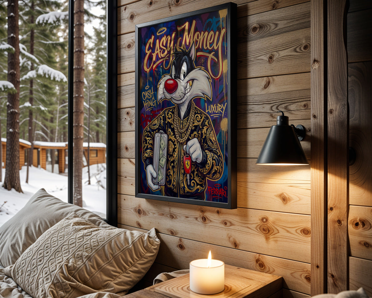 Sylvester Cash Money wall art – main view