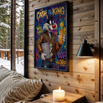 Sylvester Cash Is King wall art – main view