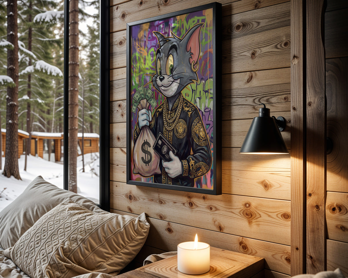 Tom Graffiti Fortune wall art – main view