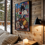 Sylvester Gold Bar Fortune wall art – main view