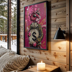 Pink Panther Pink Fortune wall art – main view