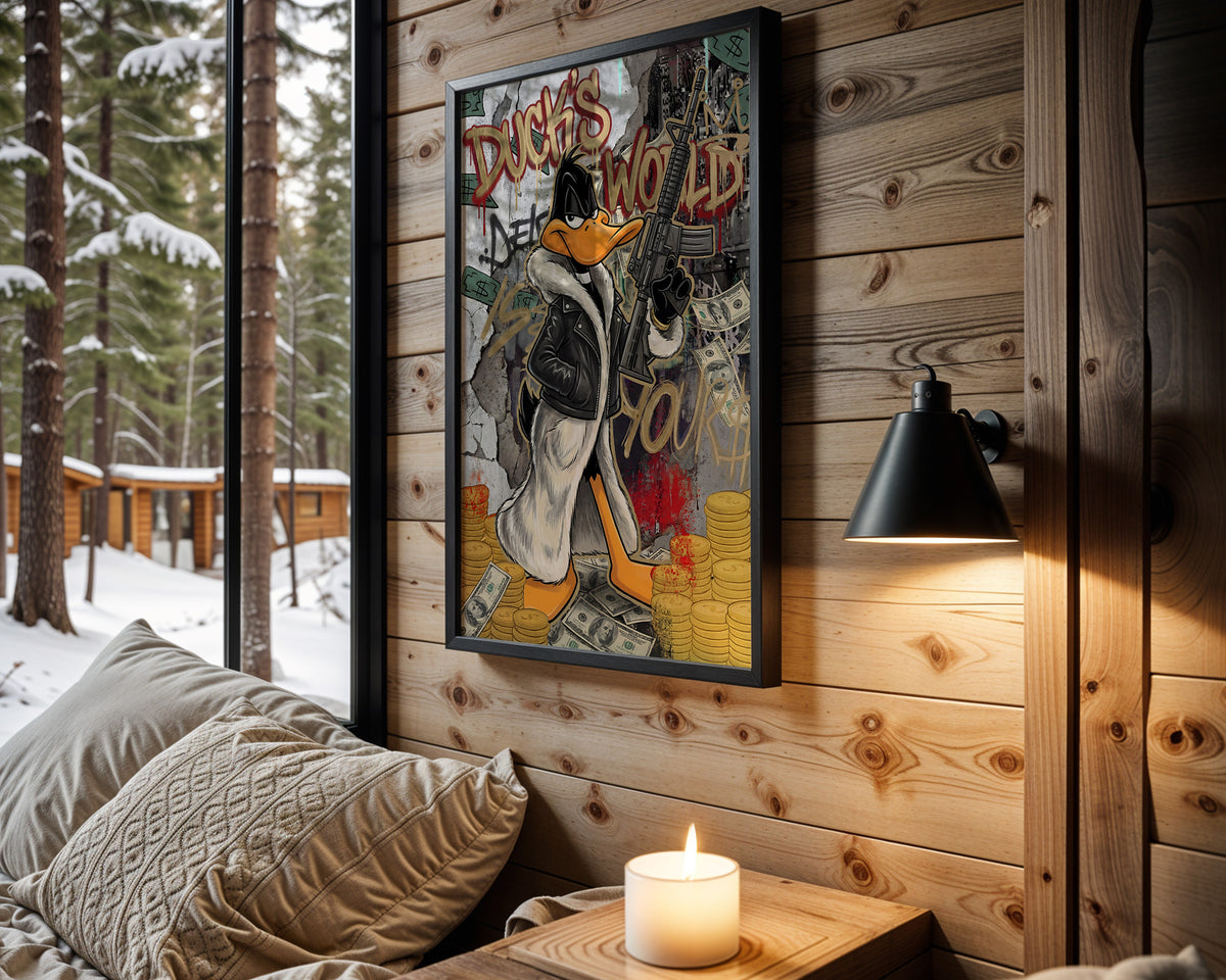 Daffy Duck's World wall art – main view