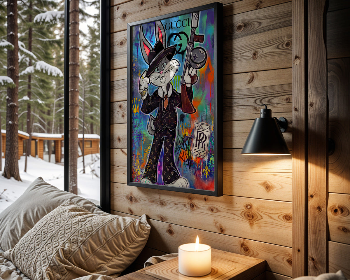 Bugs Gucci Rolls wall art – main view