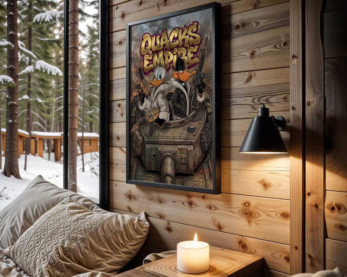 Quacks Empire wall art – main view