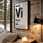 Vision Element motivational wall art – main room view