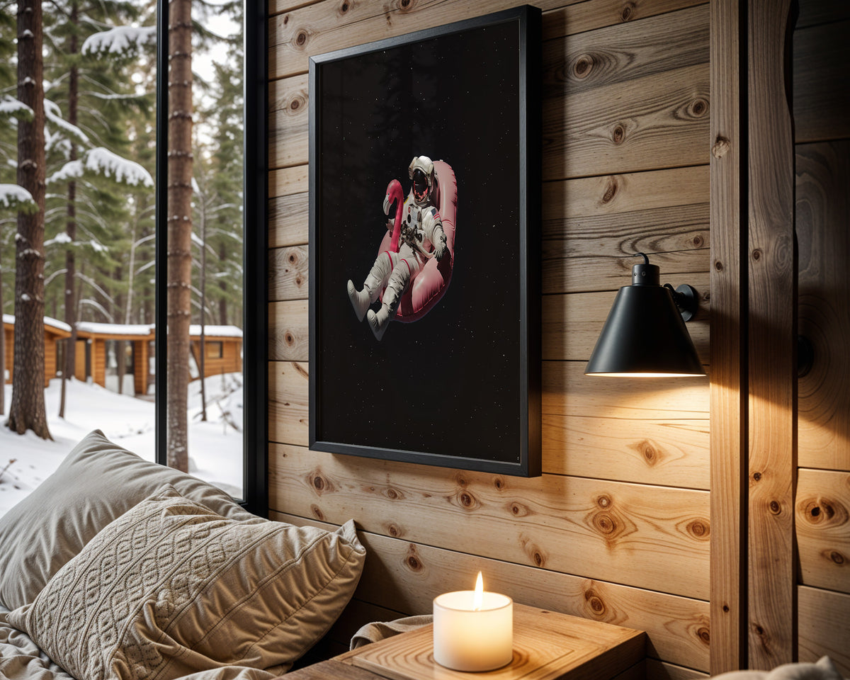 Zero Gravity space wall art – cabin room view